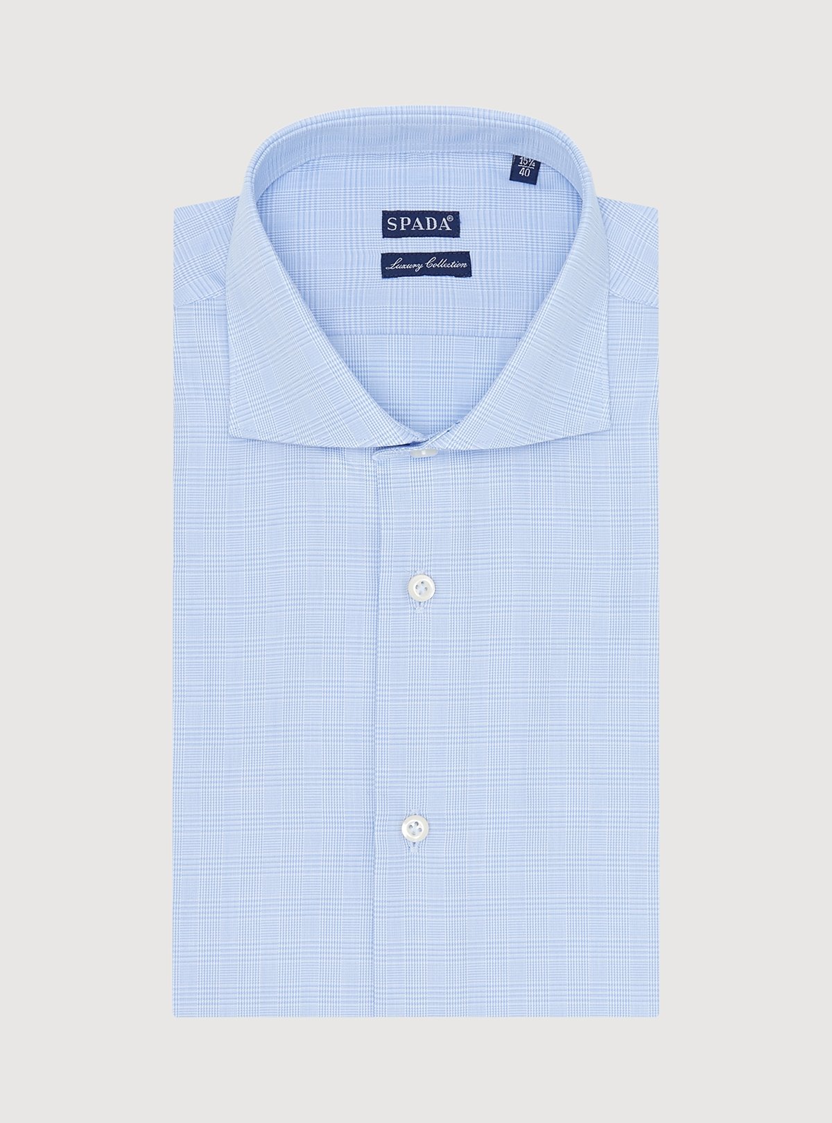 Camicia in cotone Principe di Galles