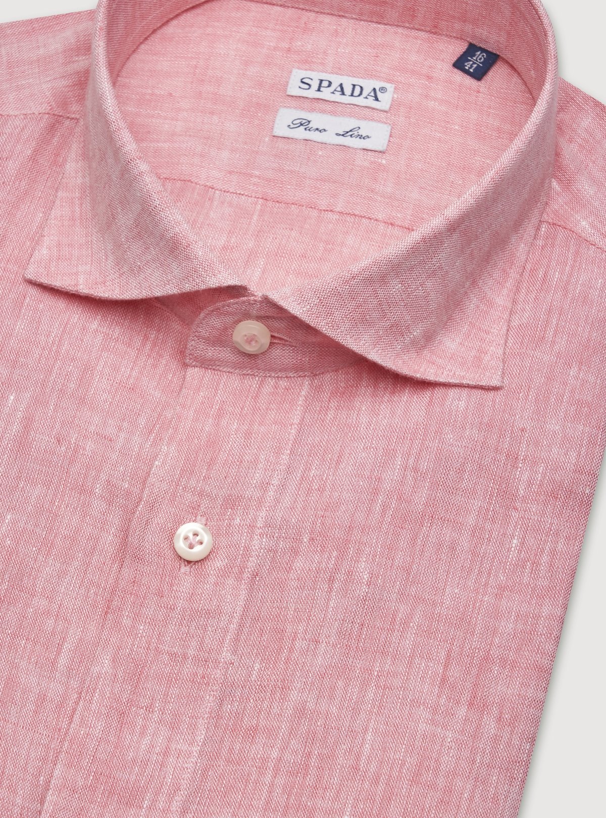 Camicia Linetto Franco con Bottoni e Mouche in 100% Lino Confortevole-0