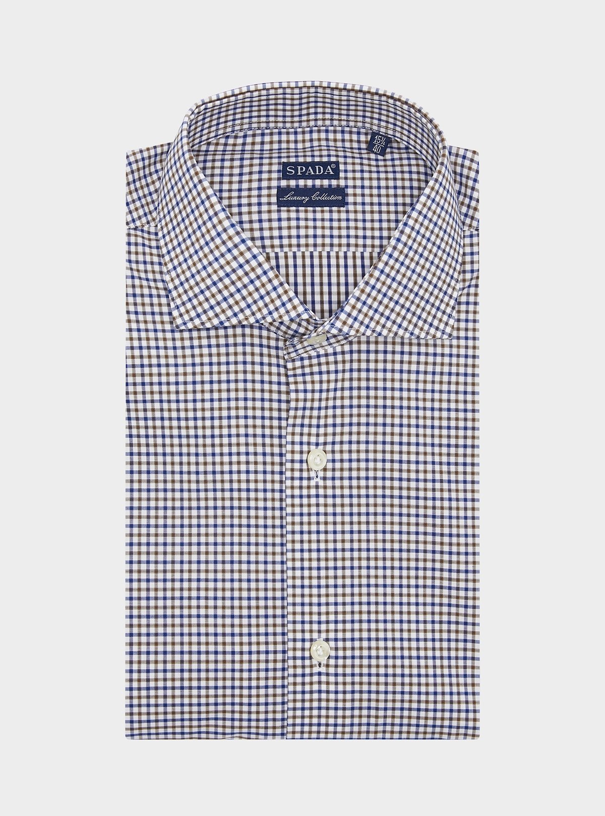 Camicia in cotone a quadretti