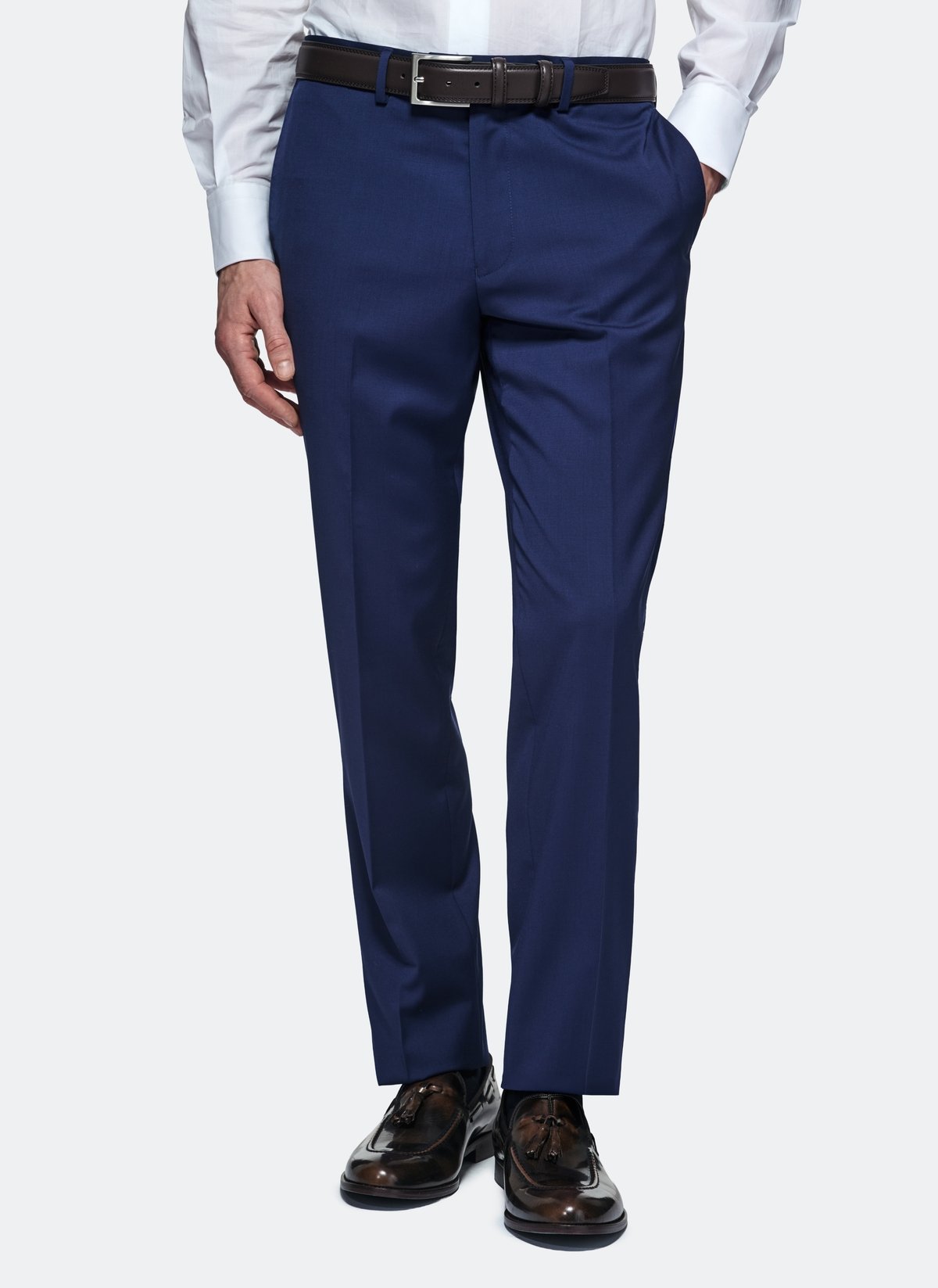 Pantalone in misto lana elastico