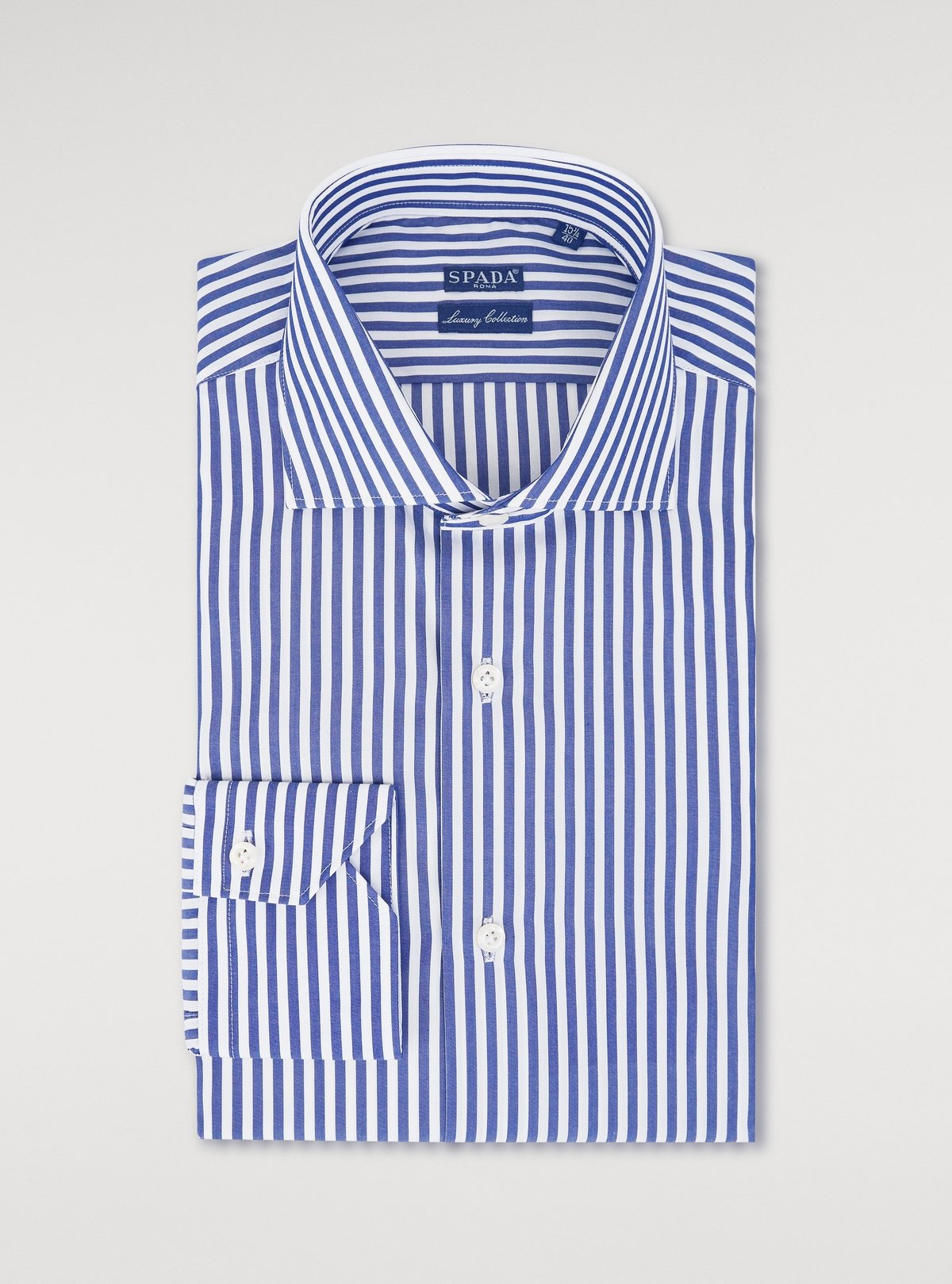 Bastoncino Collo Francese Uomo in Cotone 100% Regular Fit-0