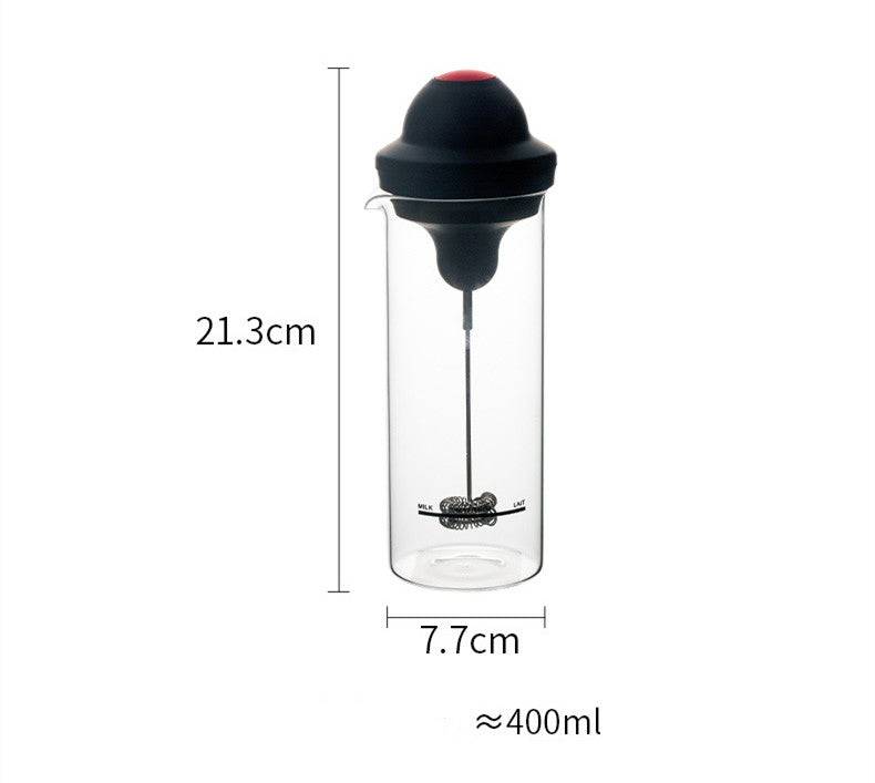 Electric Milk Frother for Coffee – Latte & Beverage Mixer Cup-0