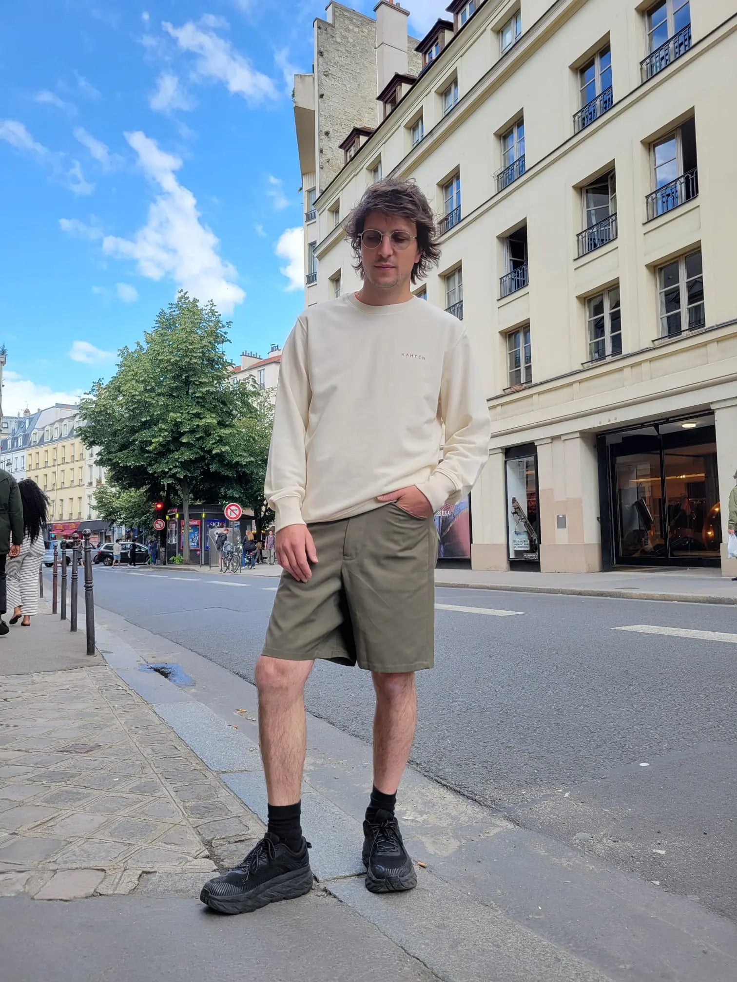 Kapaen Limited Edition Shoto Army Bermuda Shorts Made from Upcycled Materials-0