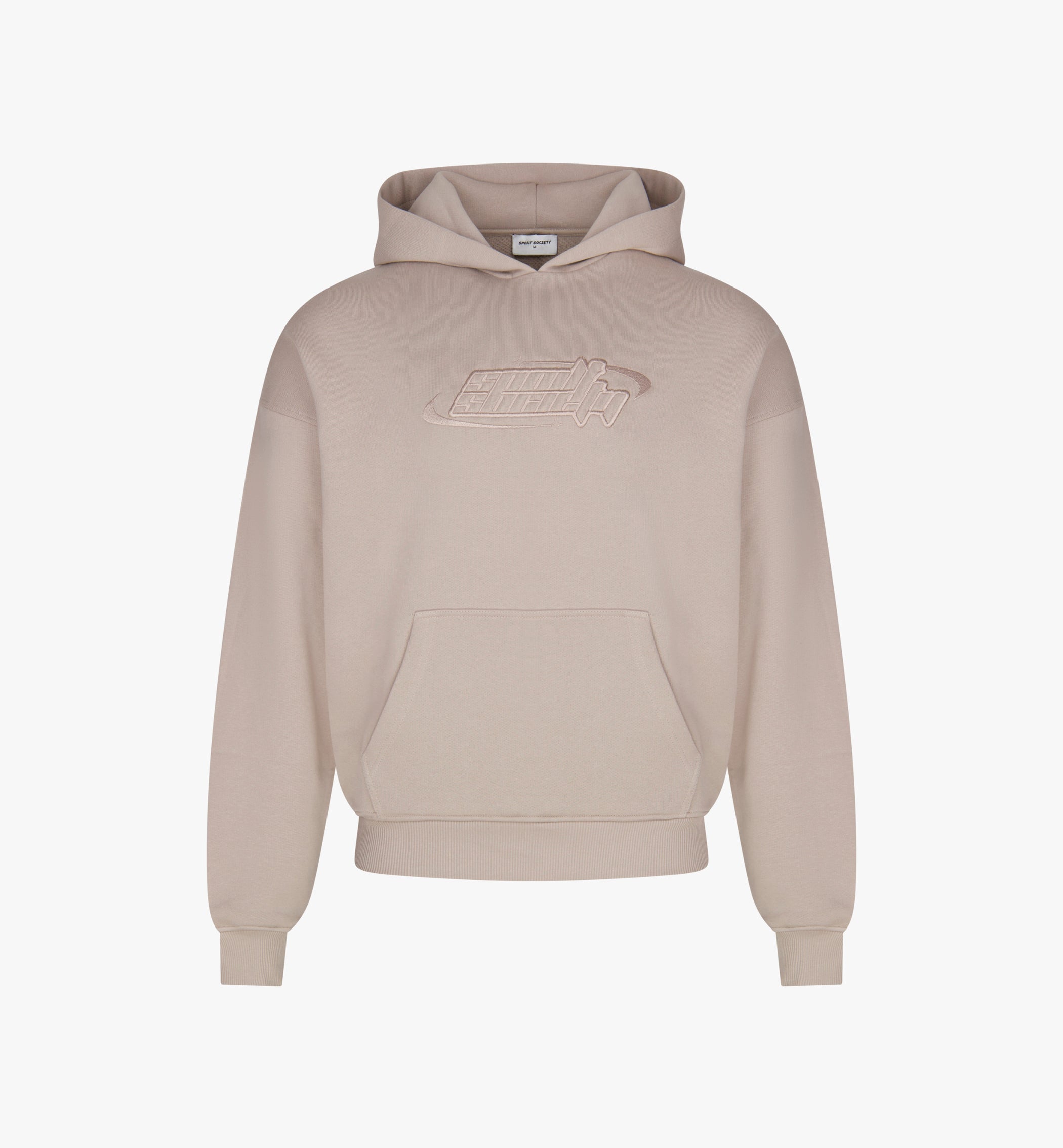 Y2K Hoodie Oversized 3D Logo Premium Cotton Large Sized Kangaroo Pocket Zip Up Spoilt Society-0