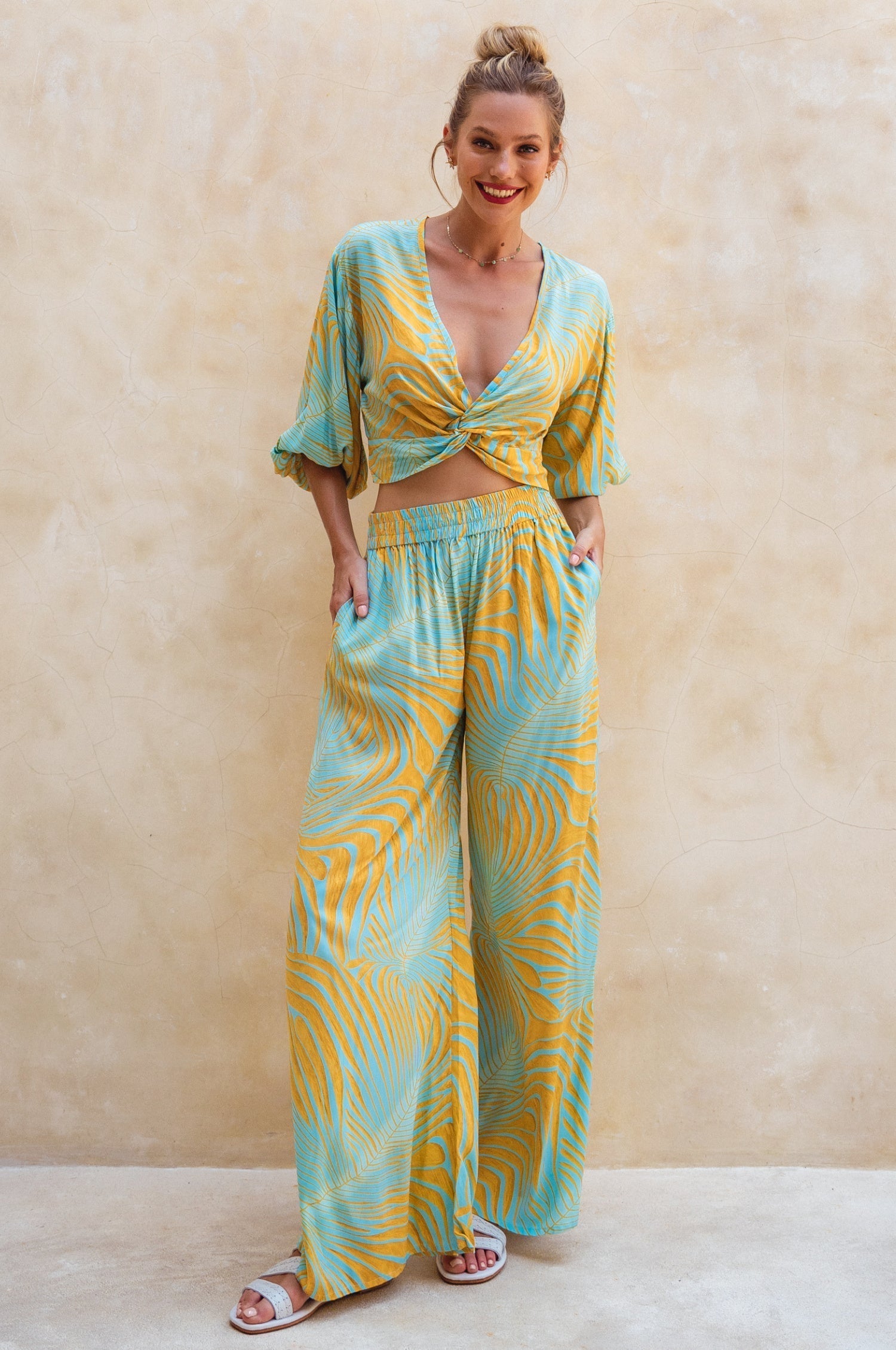 Fatima Wide Leg Pants (Sale)-0