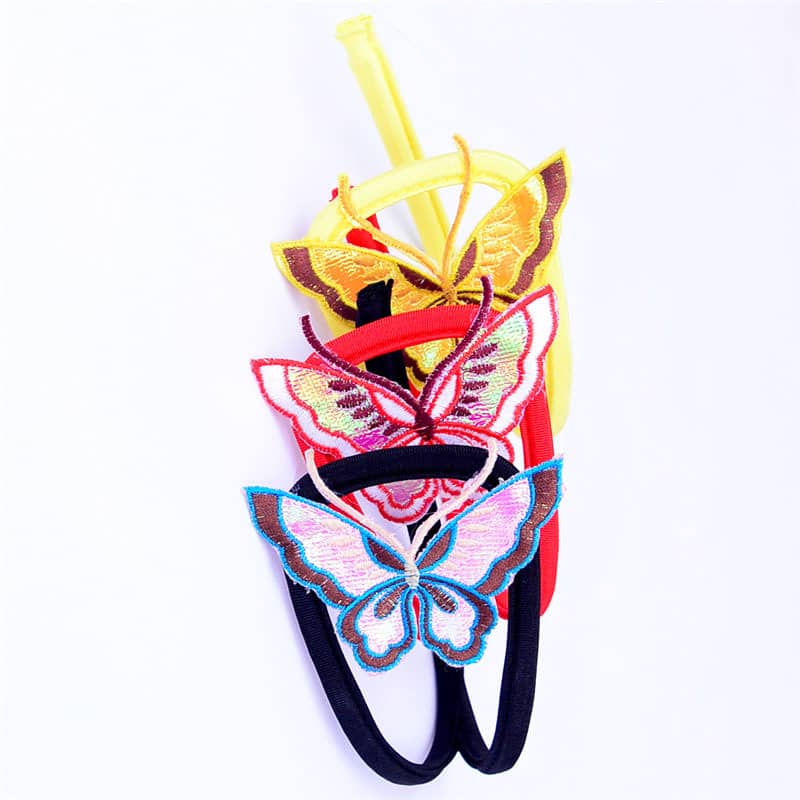 Hollow Embroidered Bow C String Panty Collection