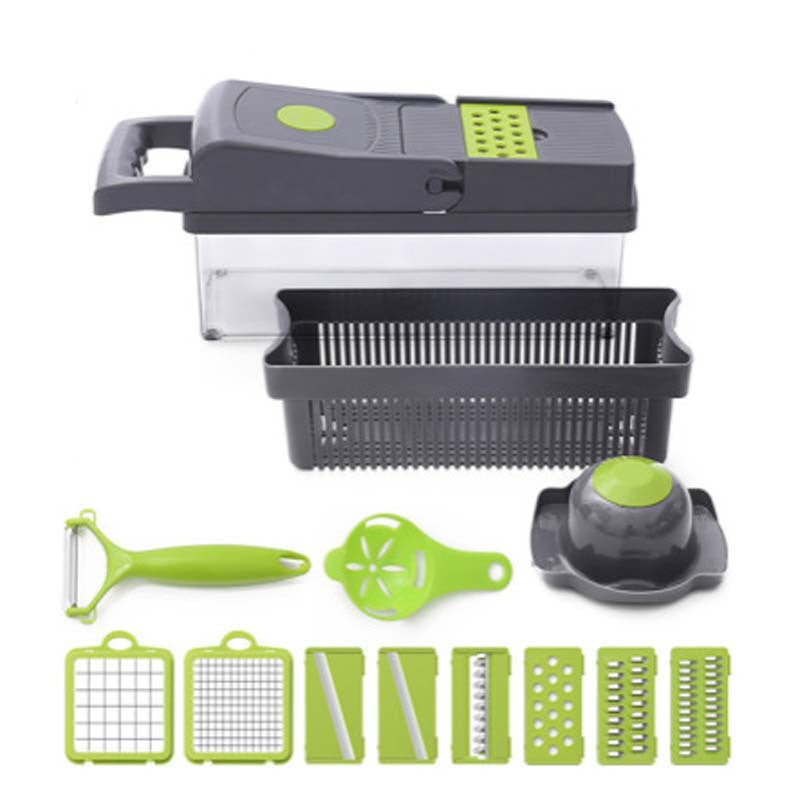Pressed 14-piece Vegetable Cutter Kit-0