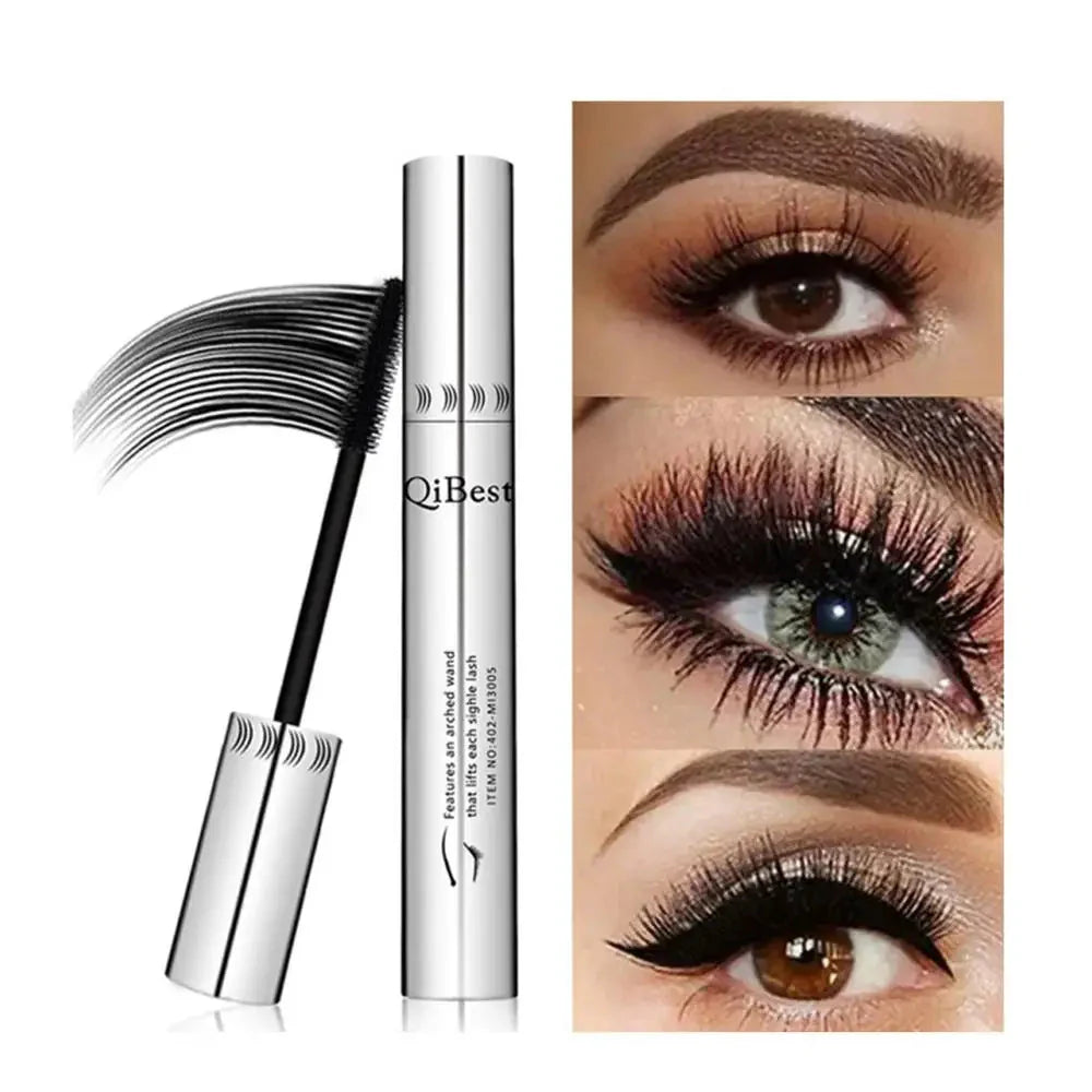  Black Lengthening Waterproof Mascara Silky Volume Eye Makeup-0