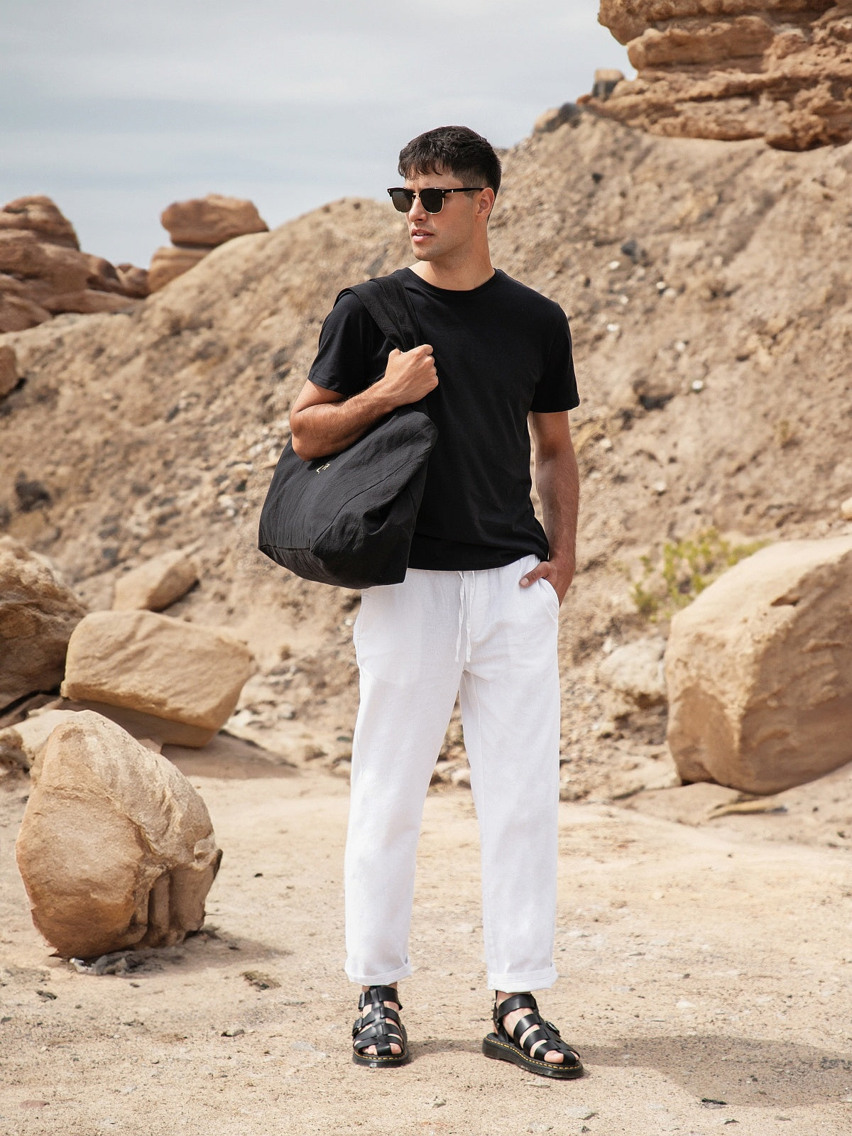Men's 100% Cotton Black T-Shirt - Soft & Breathable, Made in Bangladesh, Comfort Wear.-0