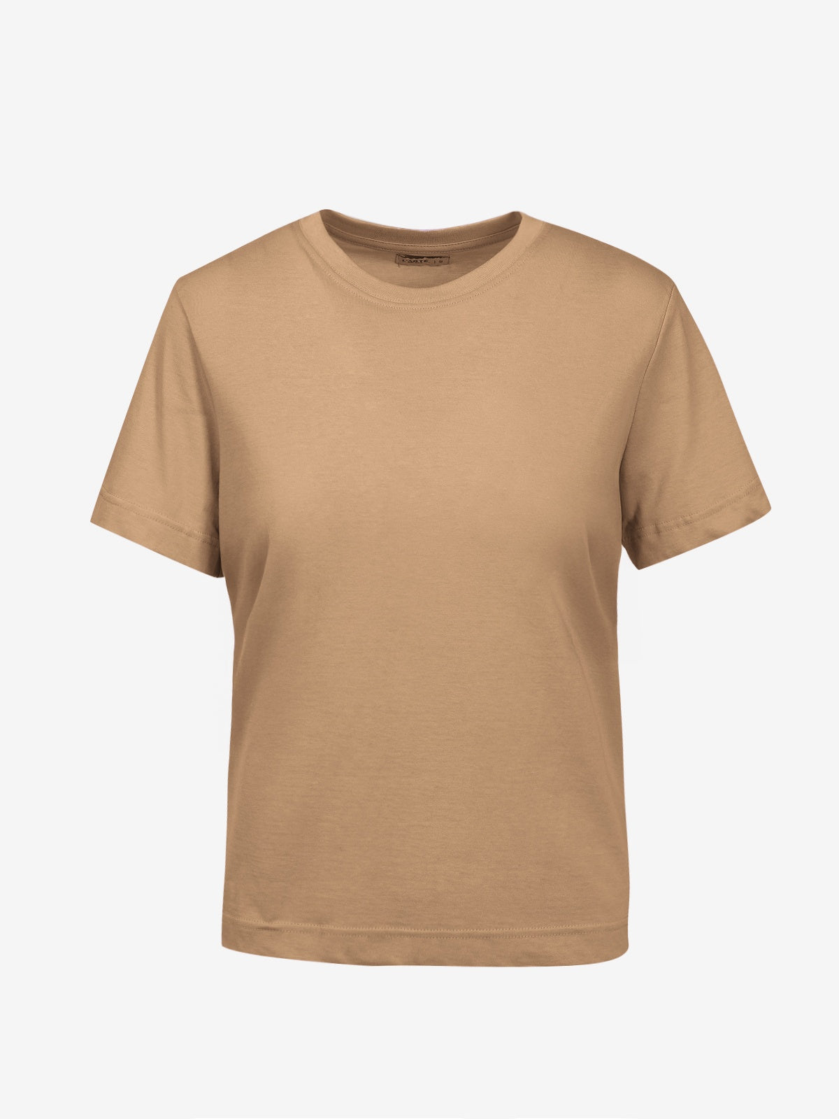 Women's 100% Cotton Short Sleeve Brown Shirt Made in Bangladesh-0
