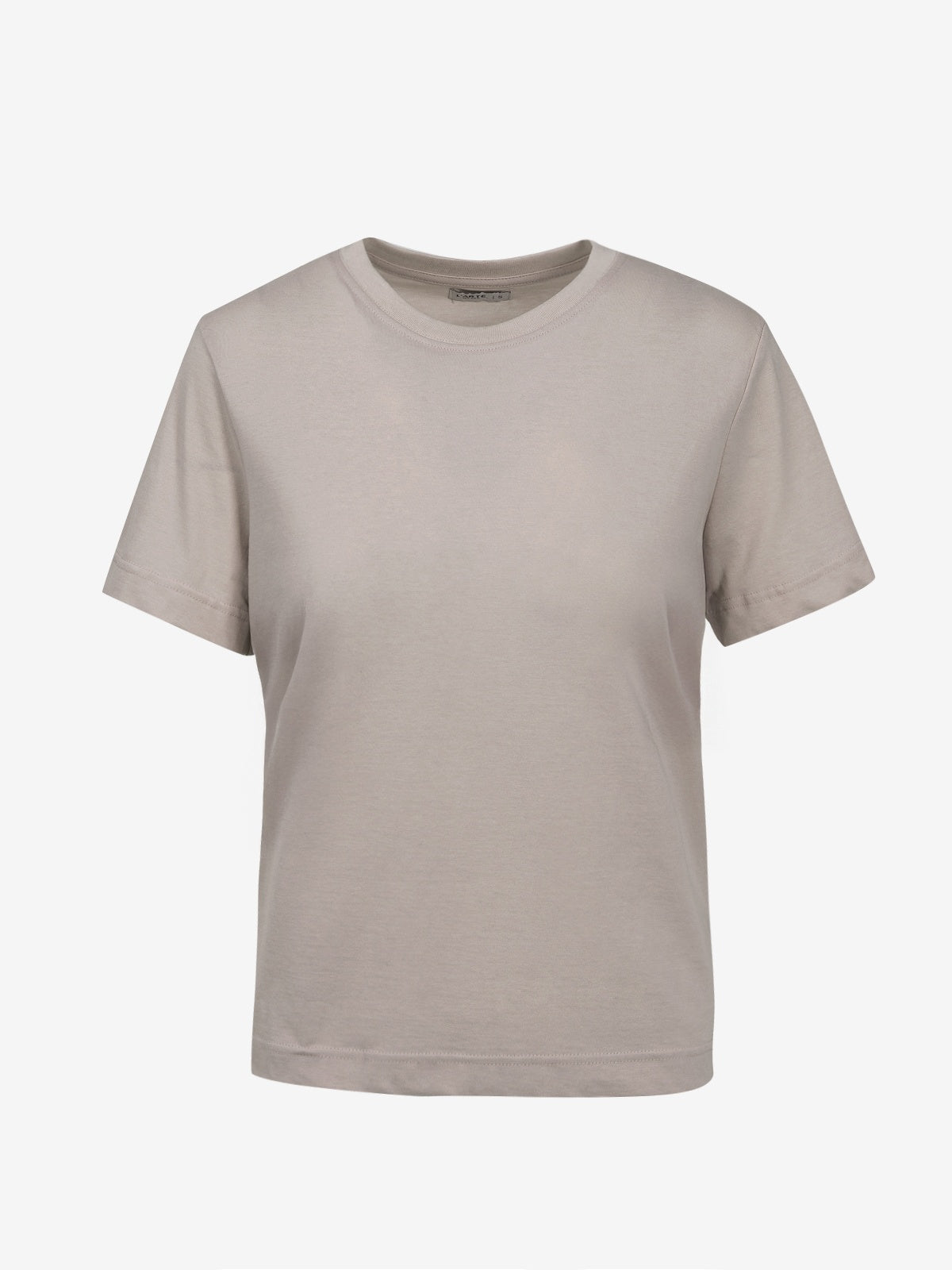 Grey Women's 100% Cotton Short Sleeved Shirt-0