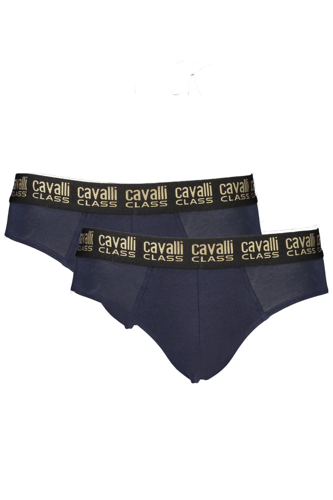 Cavalli Men's Elastic Waistband Slip Blue Cotton underwear Intimo FBS-C007