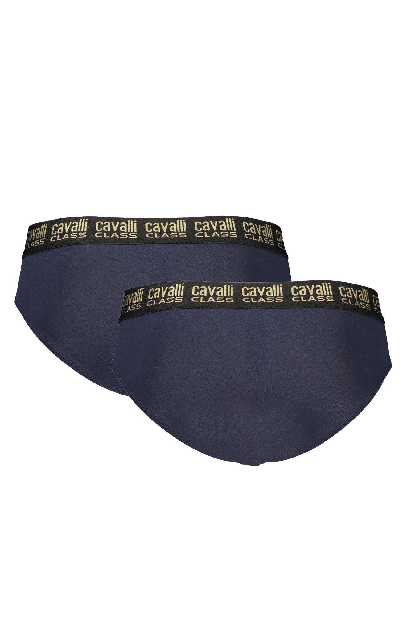 Cavalli Men's Elastic Waistband Slip Blue Cotton underwear Intimo FBS-C007