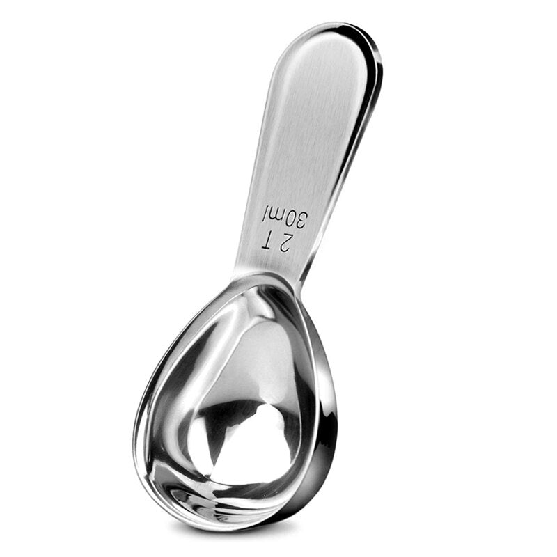 Coffee Scoop Stainless Steel Measuring Spoon Coffee Spoon Silver Gold-0