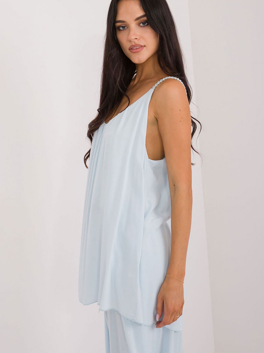 Top Model 198378 Women's Casual Viscose Blouse with Lining 
(Och Bella)-0