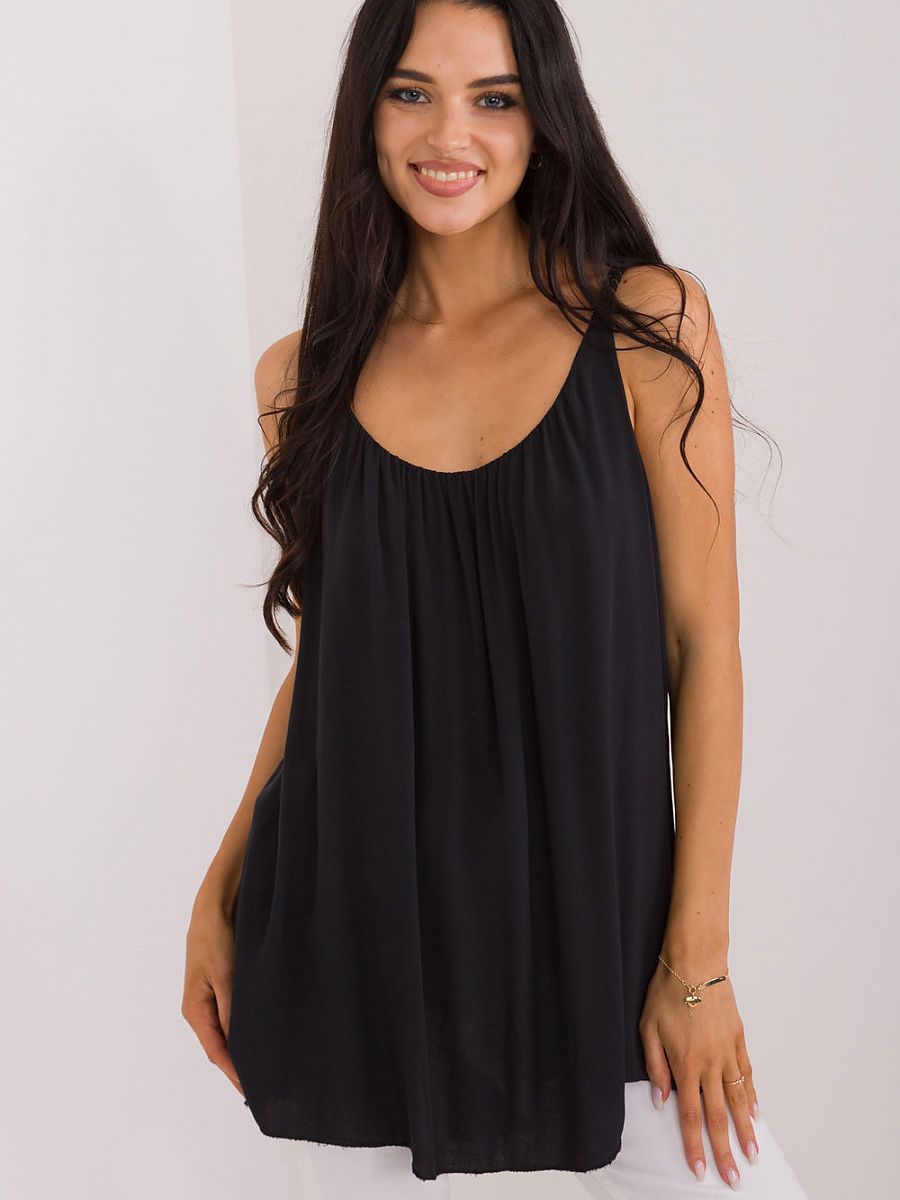 Viscose Women's Blouse Casual Summer V-Neck Top by Och Bella Size L M S XL-0