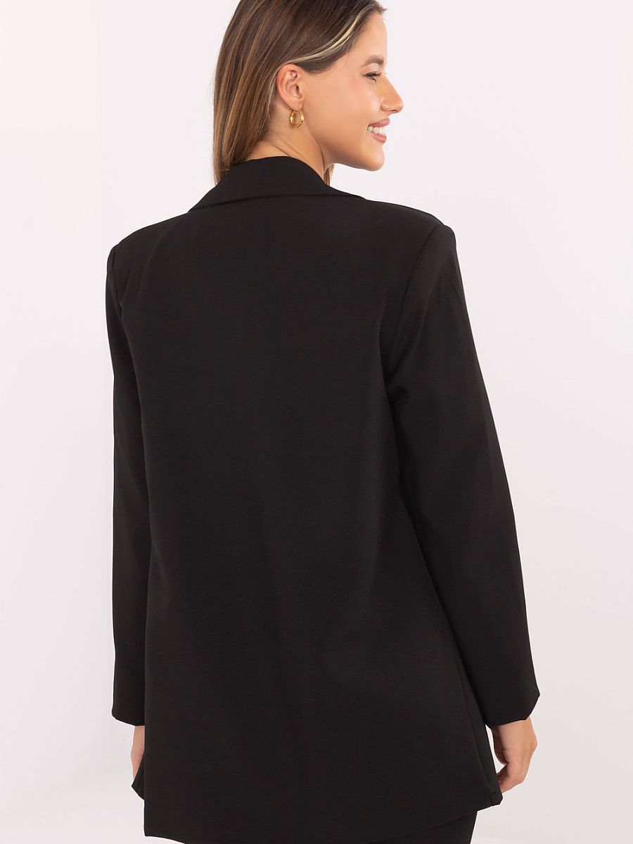 Rue Paris Spandex Jacket - Black Sizes S M L XL