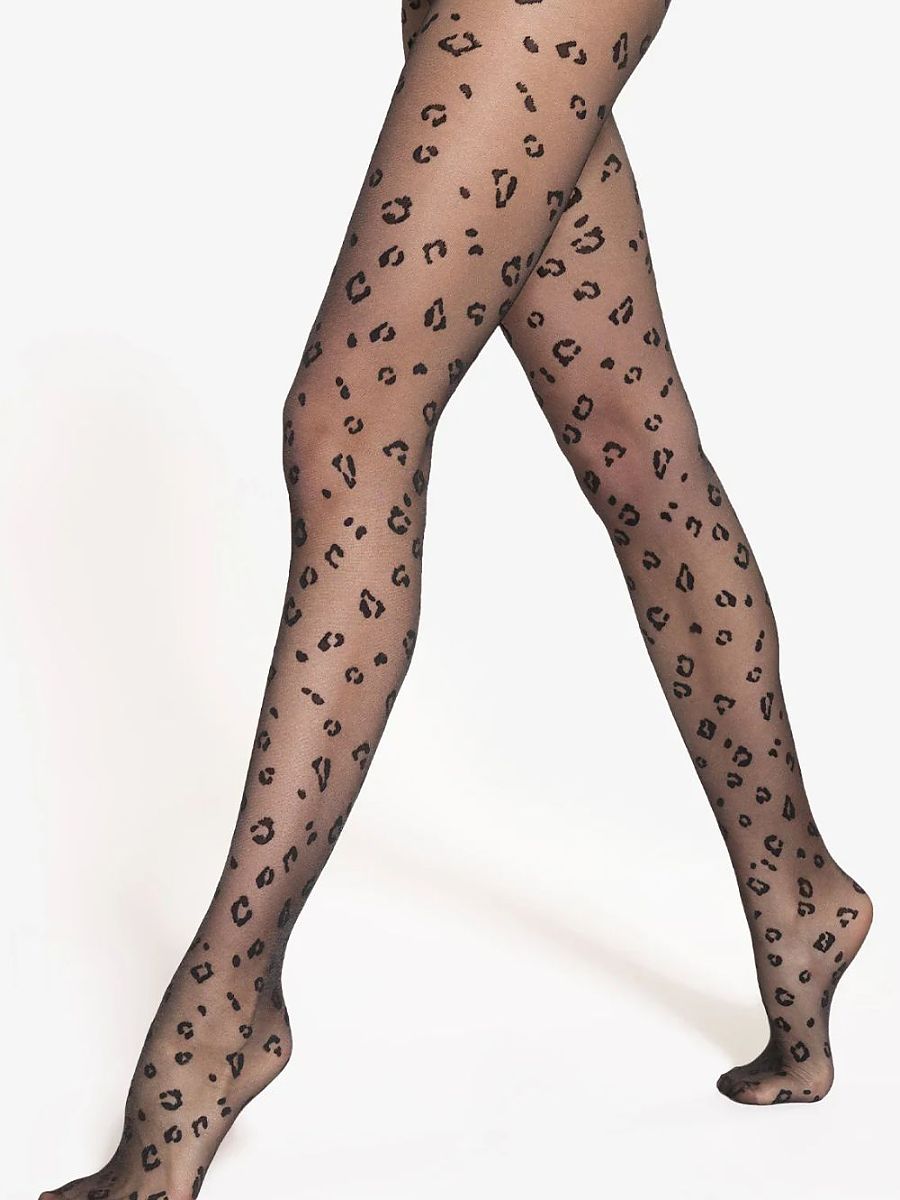 Gatta Animal Print High-Quality Tights 20 DEN Spandex 11% Polyamide 89%-0