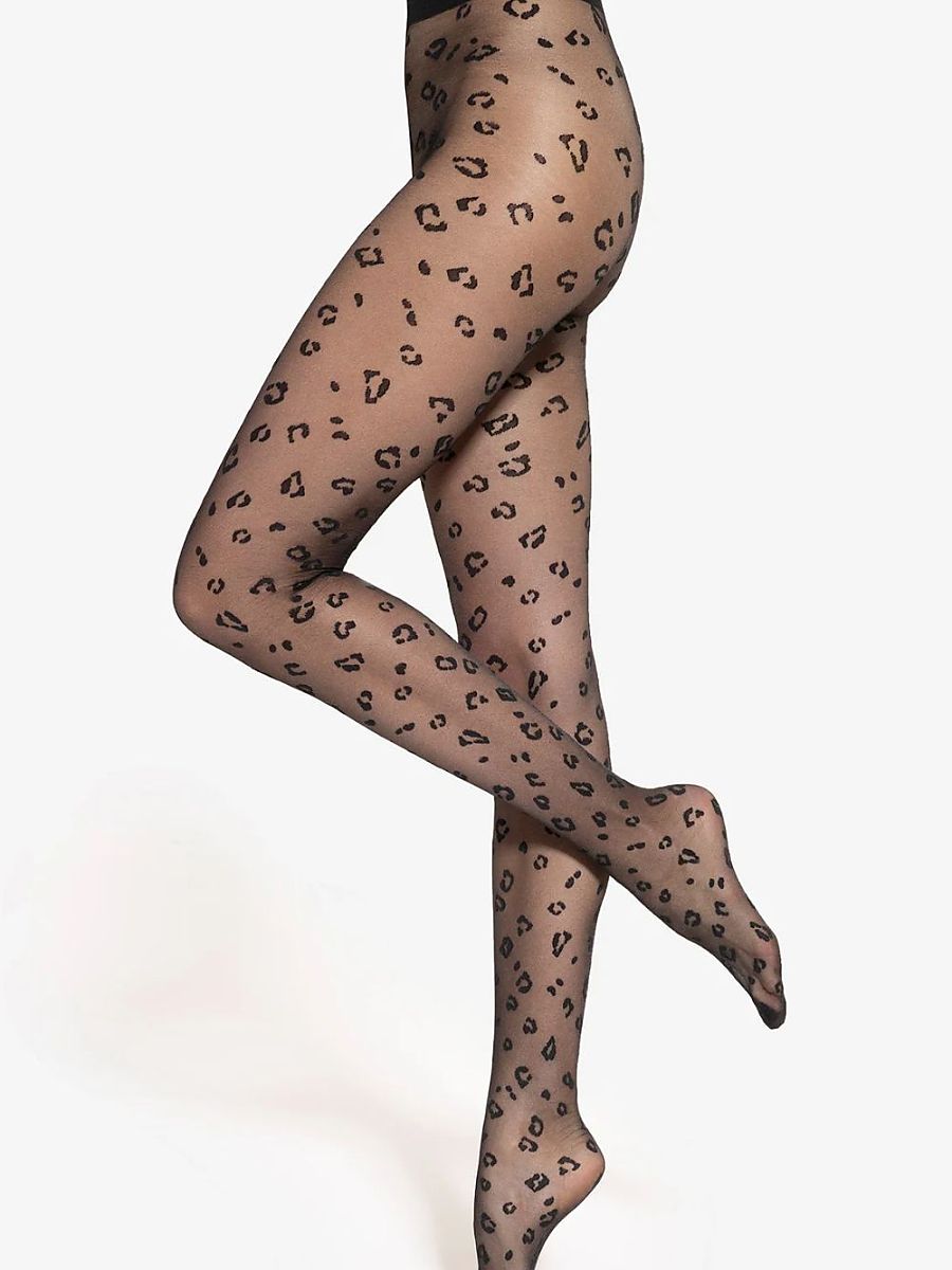 Gatta Animal Print High-Quality Tights 20 DEN Spandex 11% Polyamide 89%-0
