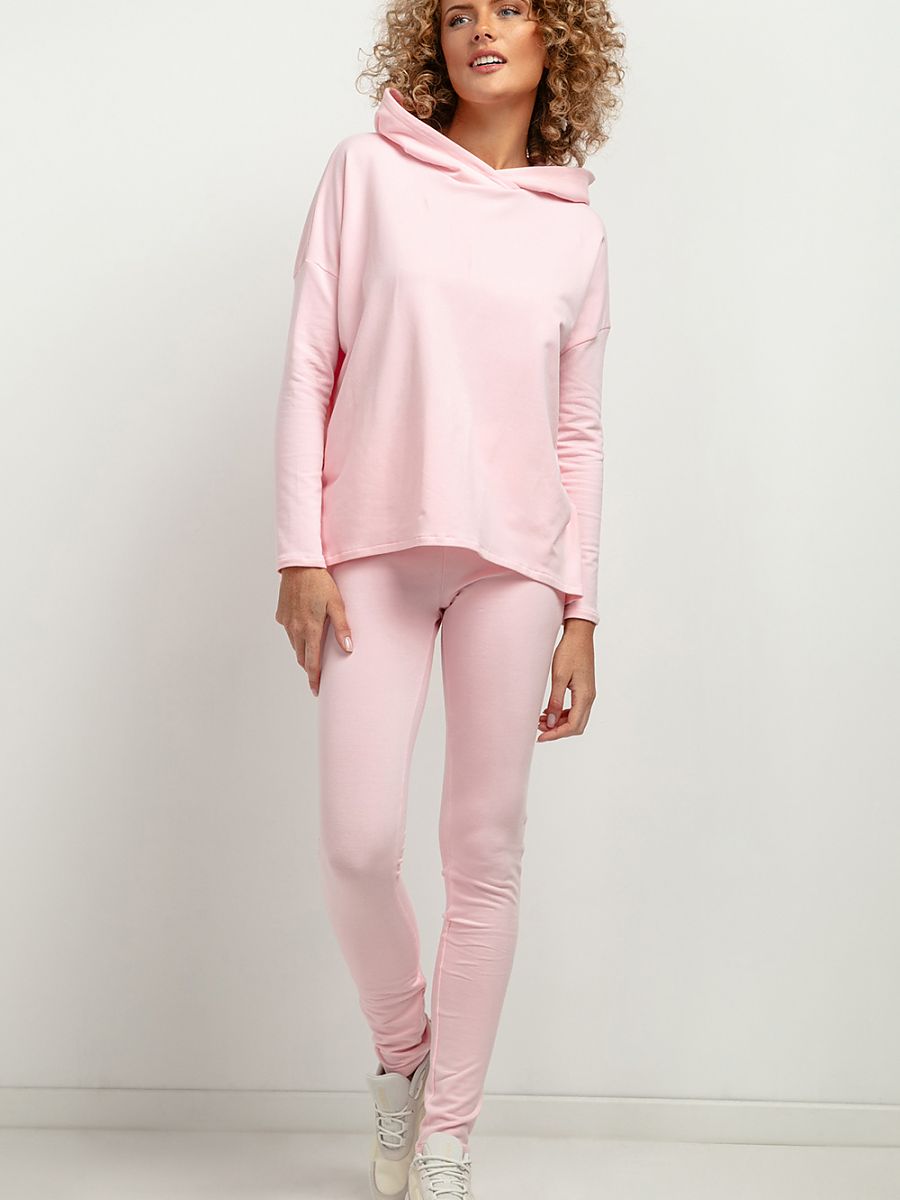 Women's Long Adherent Pink Leggings Model 183210 by Tessita-0