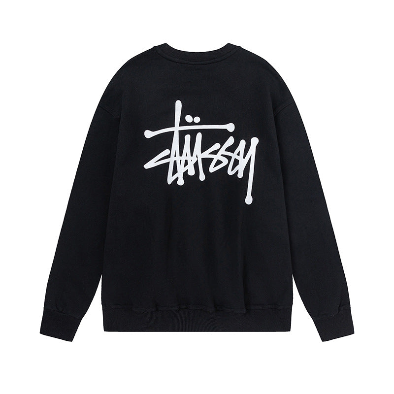 Men's Autumn Winter Hooded Sweatshirt Dice Print Plush Design-0