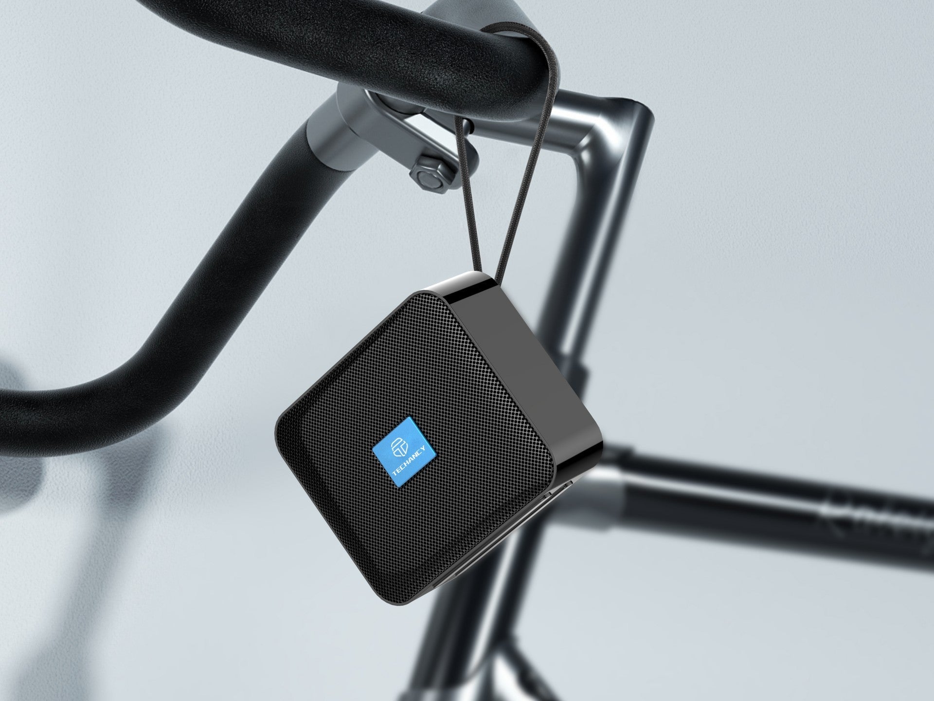 Techancy Mini Bluetooth Audio Black TH2621 Com Bateria Incorporada Suporta Ligação Sem Fios 5.0/Tf/U Disk/Aux-0