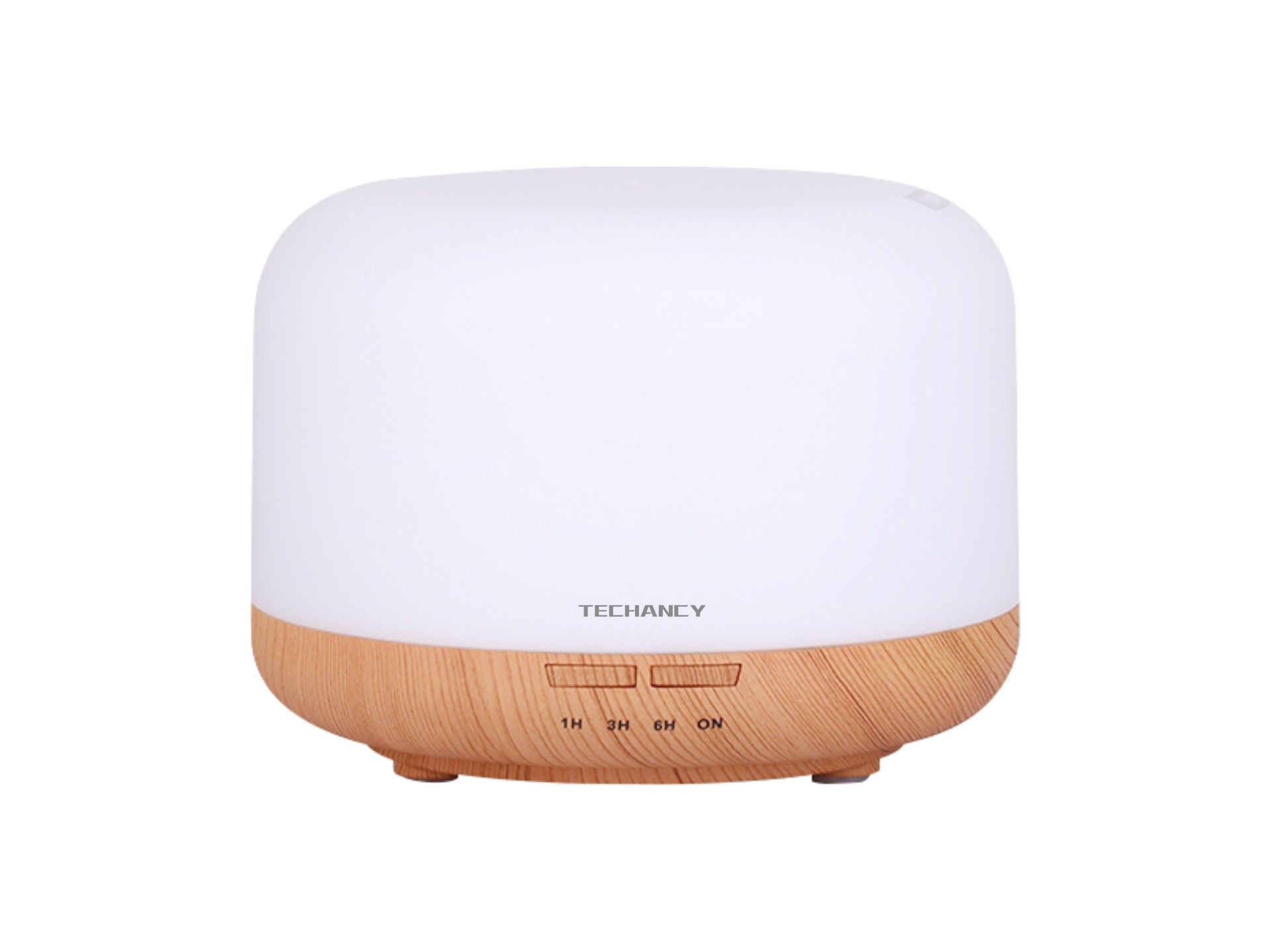 Difusor de aromaterapia Techancy, LD3911, com função humidificador, branco + grão de madeira-0